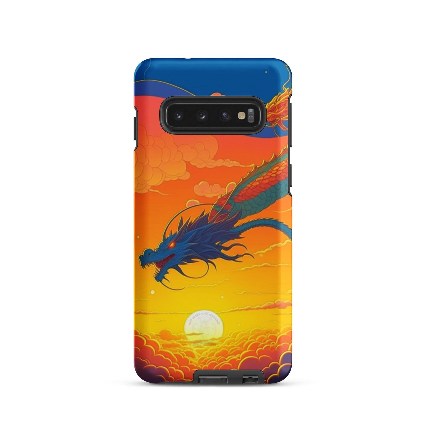 EYNA Emporium - "Sunset Dragon" Tough Case for Samsung® Phones - Dual Layer Protection