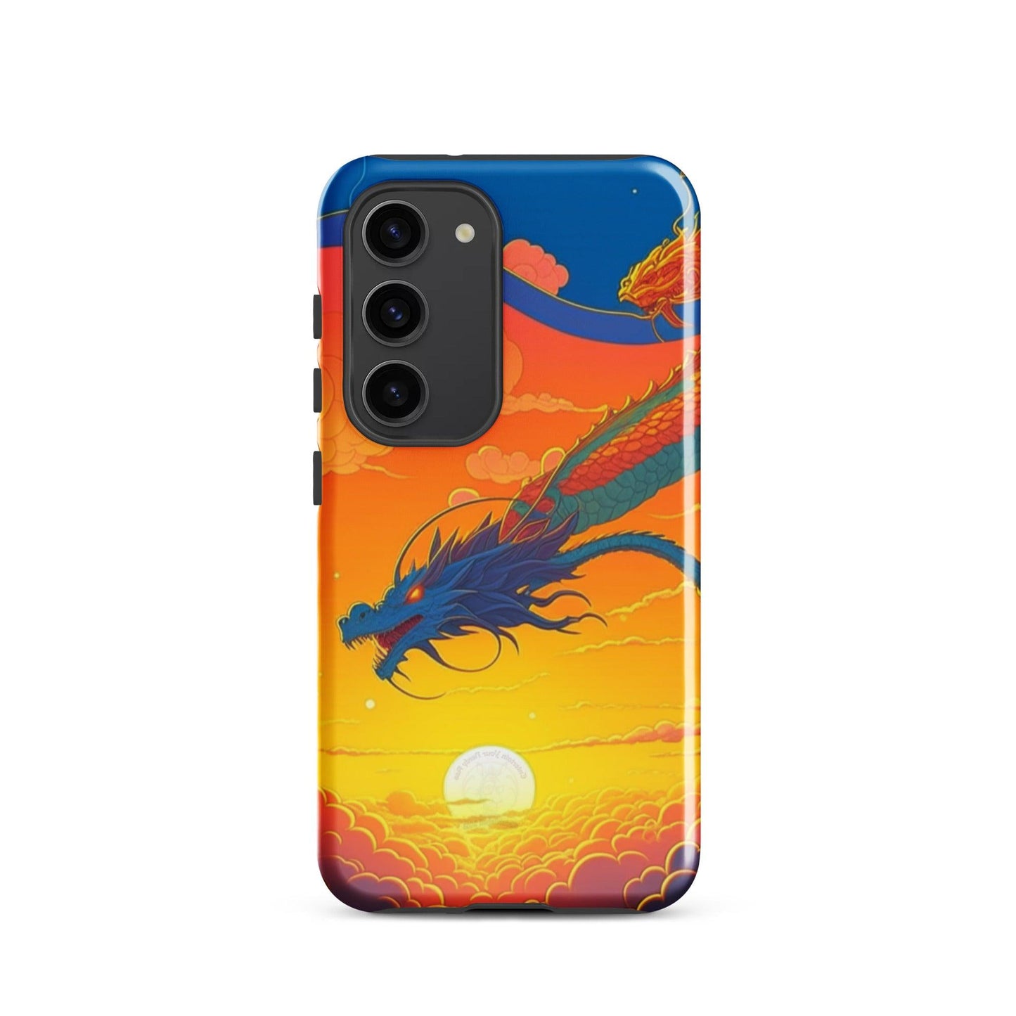 EYNA Emporium - "Sunset Dragon" Tough Case for Samsung® Phones - Dual Layer Protection