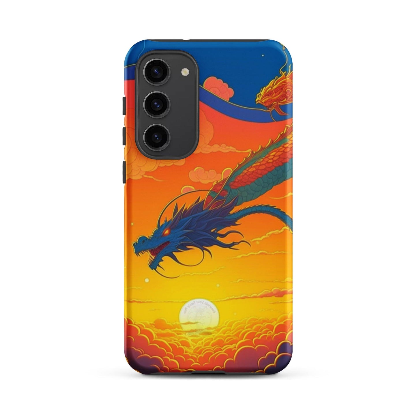 EYNA Emporium - "Sunset Dragon" Tough Case for Samsung® Phones - Dual Layer Protection