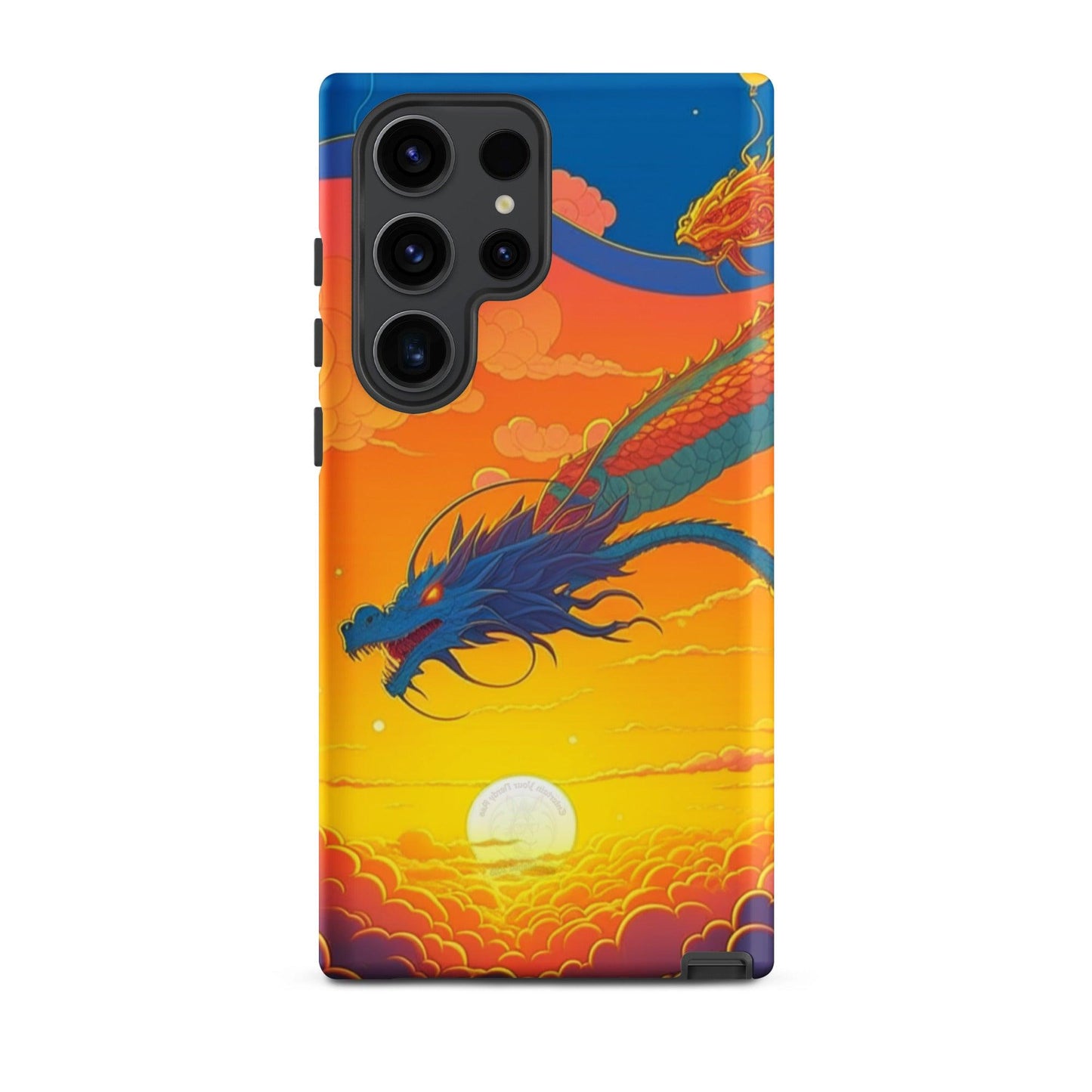 EYNA Emporium - "Sunset Dragon" Tough Case for Samsung® Phones - Dual Layer Protection