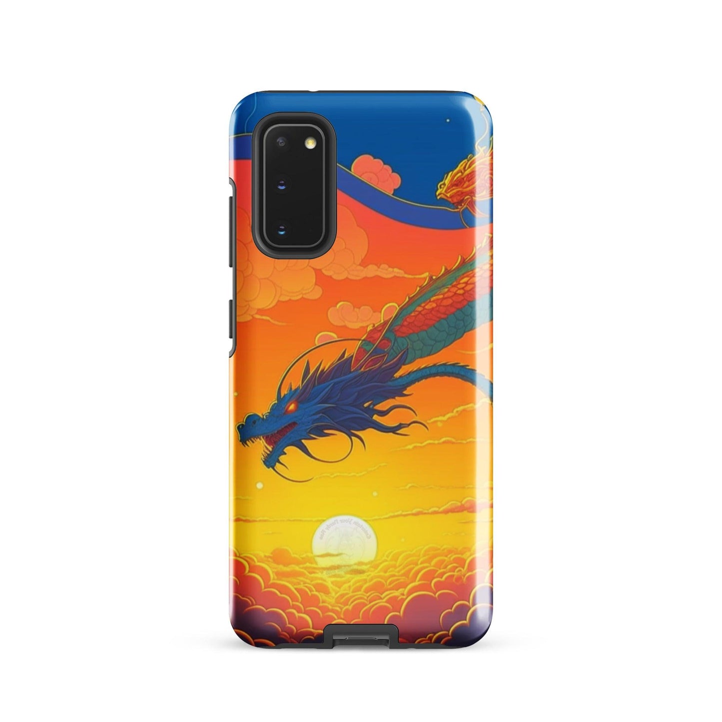 EYNA Emporium - "Sunset Dragon" Tough Case for Samsung® Phones - Dual Layer Protection