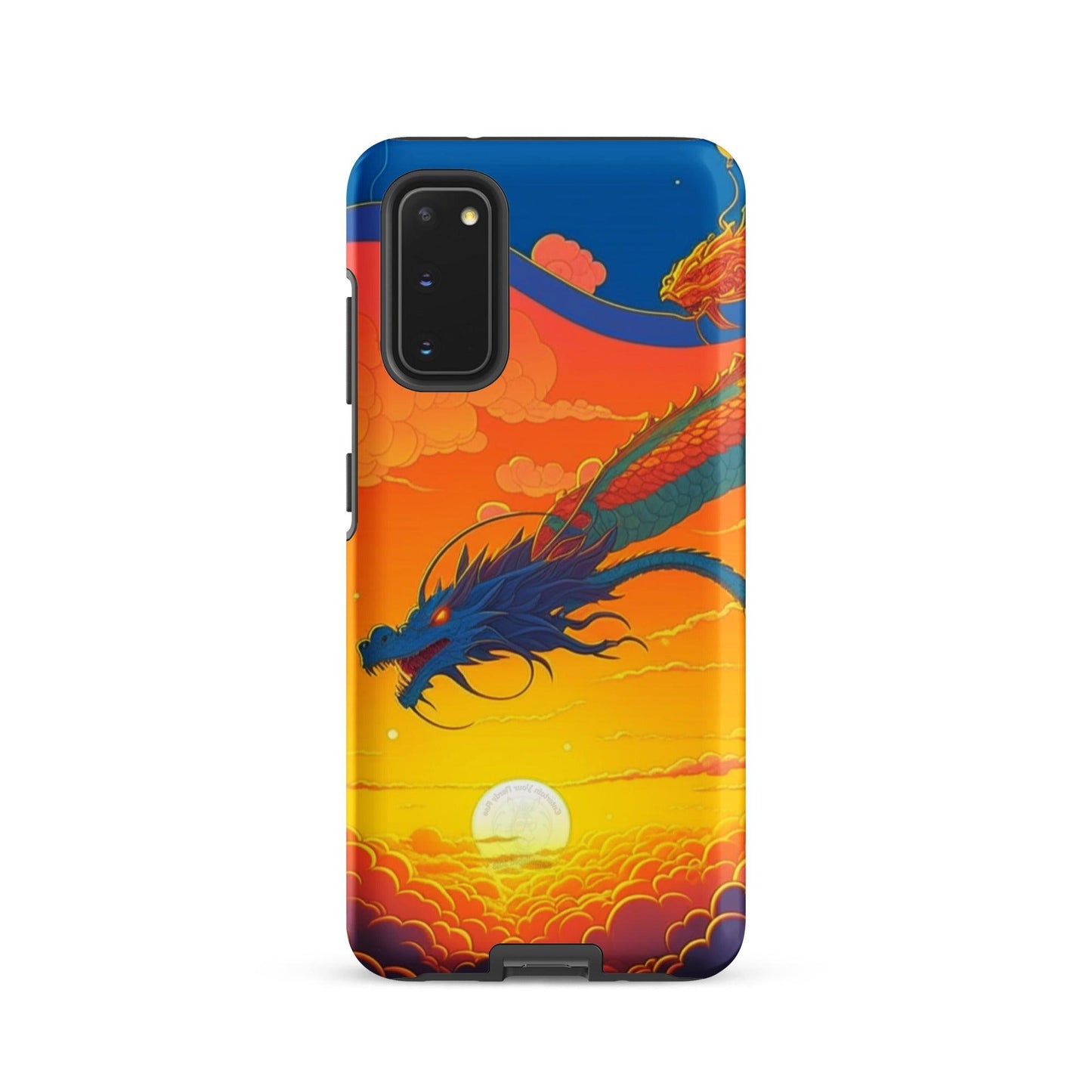 EYNA Emporium - "Sunset Dragon" Tough Case for Samsung® Phones - Dual Layer Protection