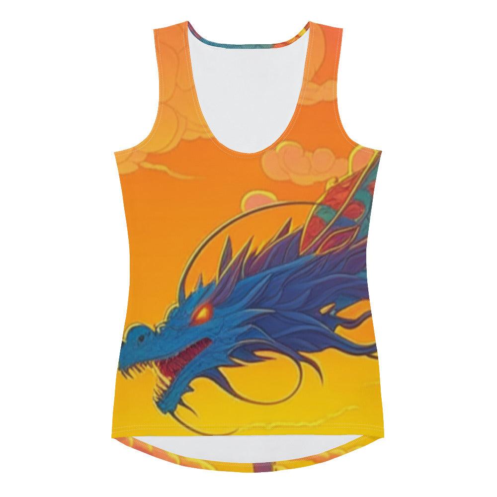 EYNA Emporium - "Sunset Dragon" Women's Tank Top