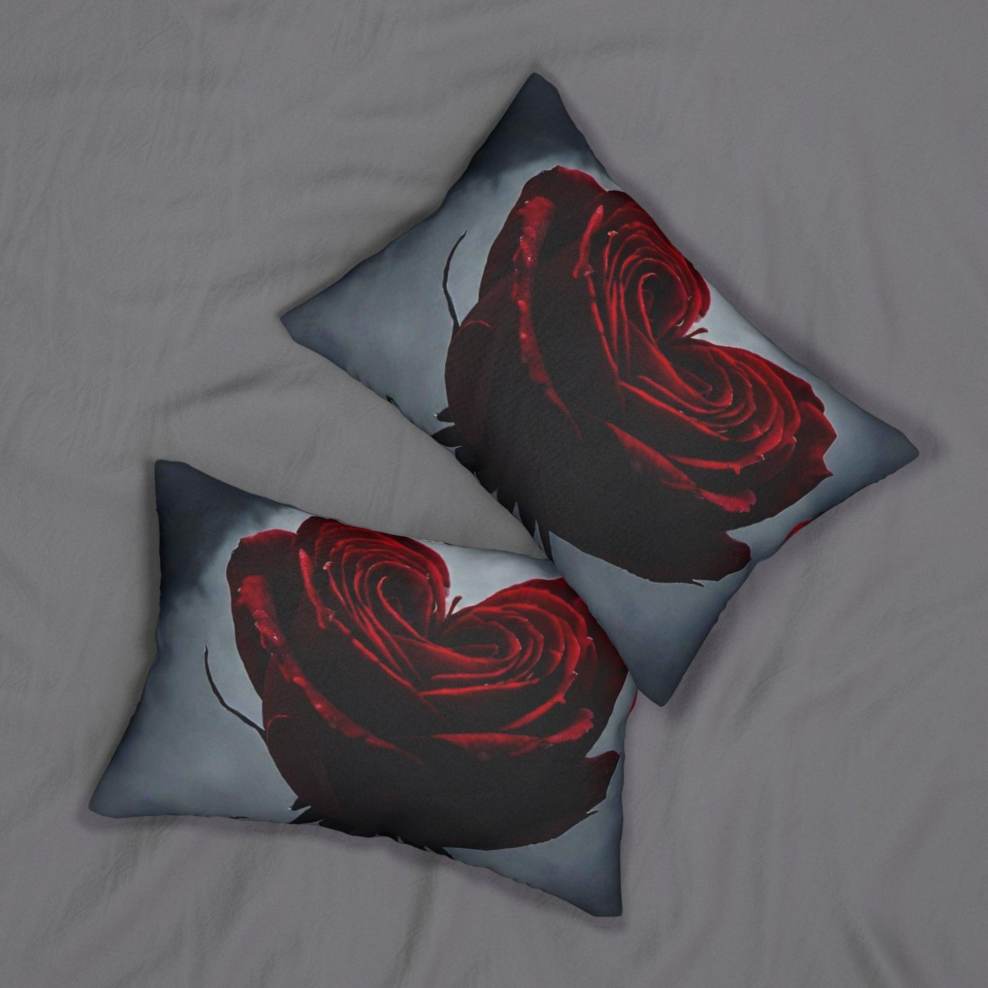 EYNA Emporium - "Thorny Heart" Spun Polyester Lumbar Pillow