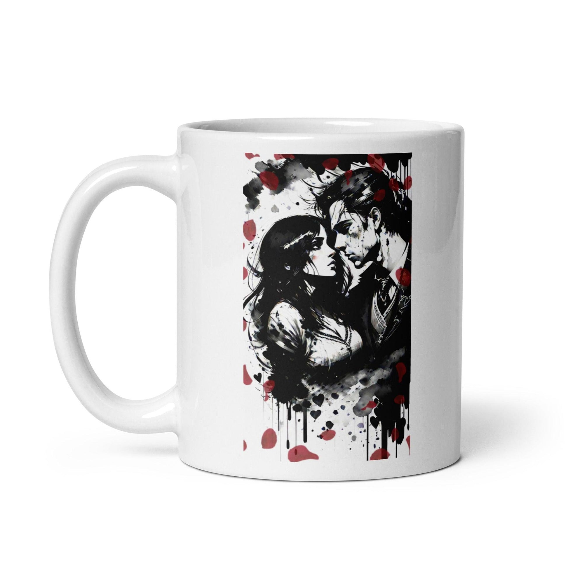 EYNA Emporium - "Timeless" White Glossy Mug