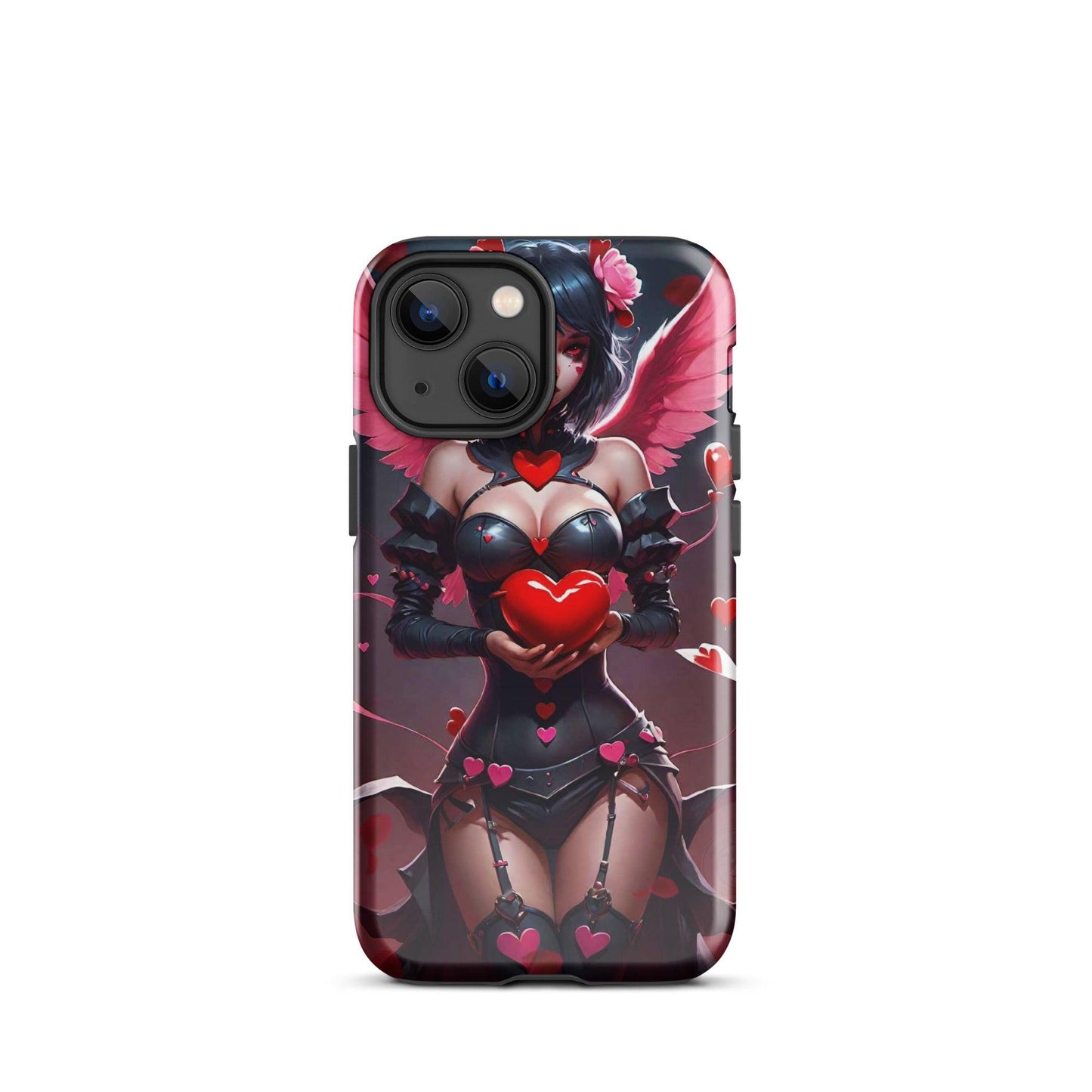 EYNA Emporium - "Valentine's Dark Angel" Tough Case for iPhone® - Dual Layer Protection