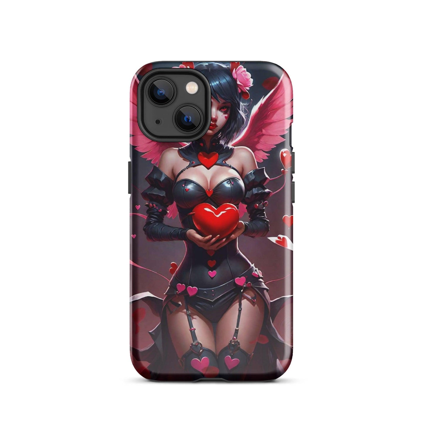 EYNA Emporium - "Valentine's Dark Angel" Tough Case for iPhone® - Dual Layer Protection