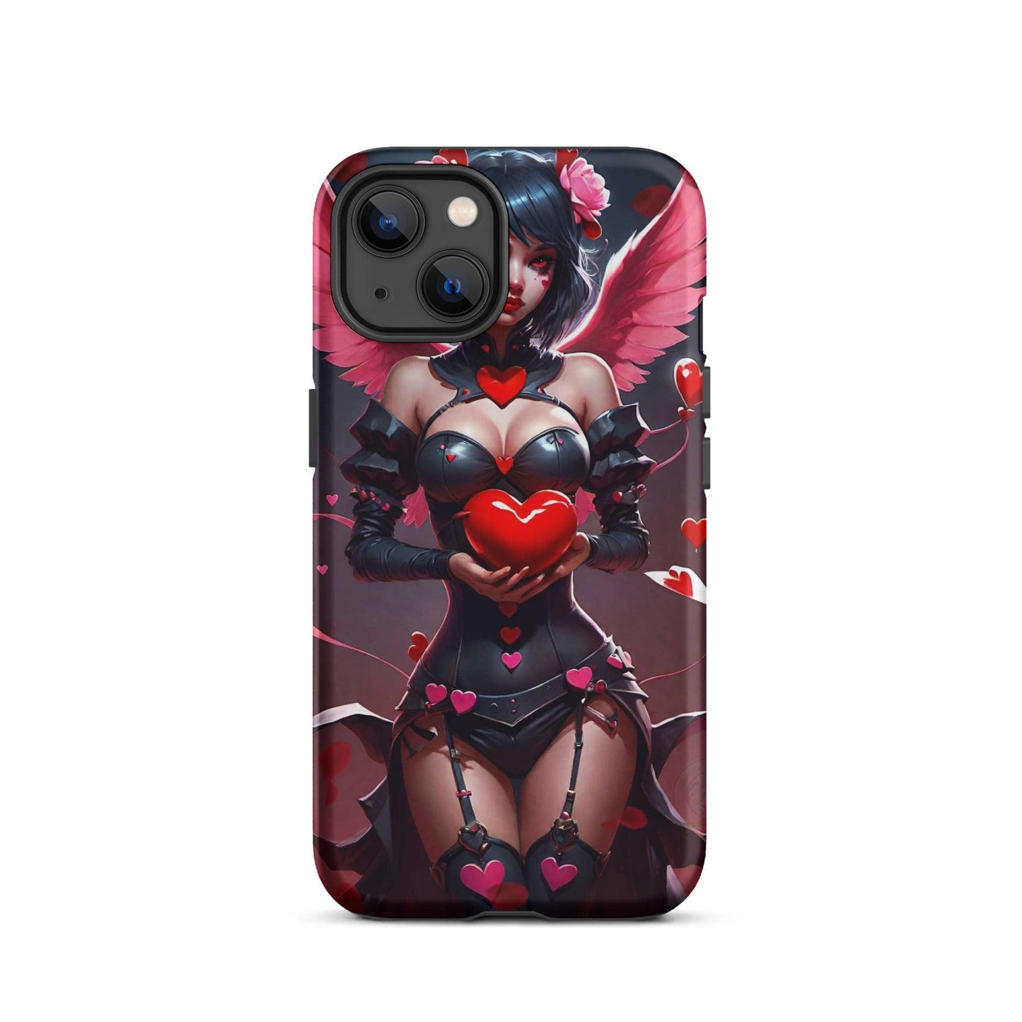 EYNA Emporium - "Valentine's Dark Angel" Tough Case for iPhone® - Dual Layer Protection