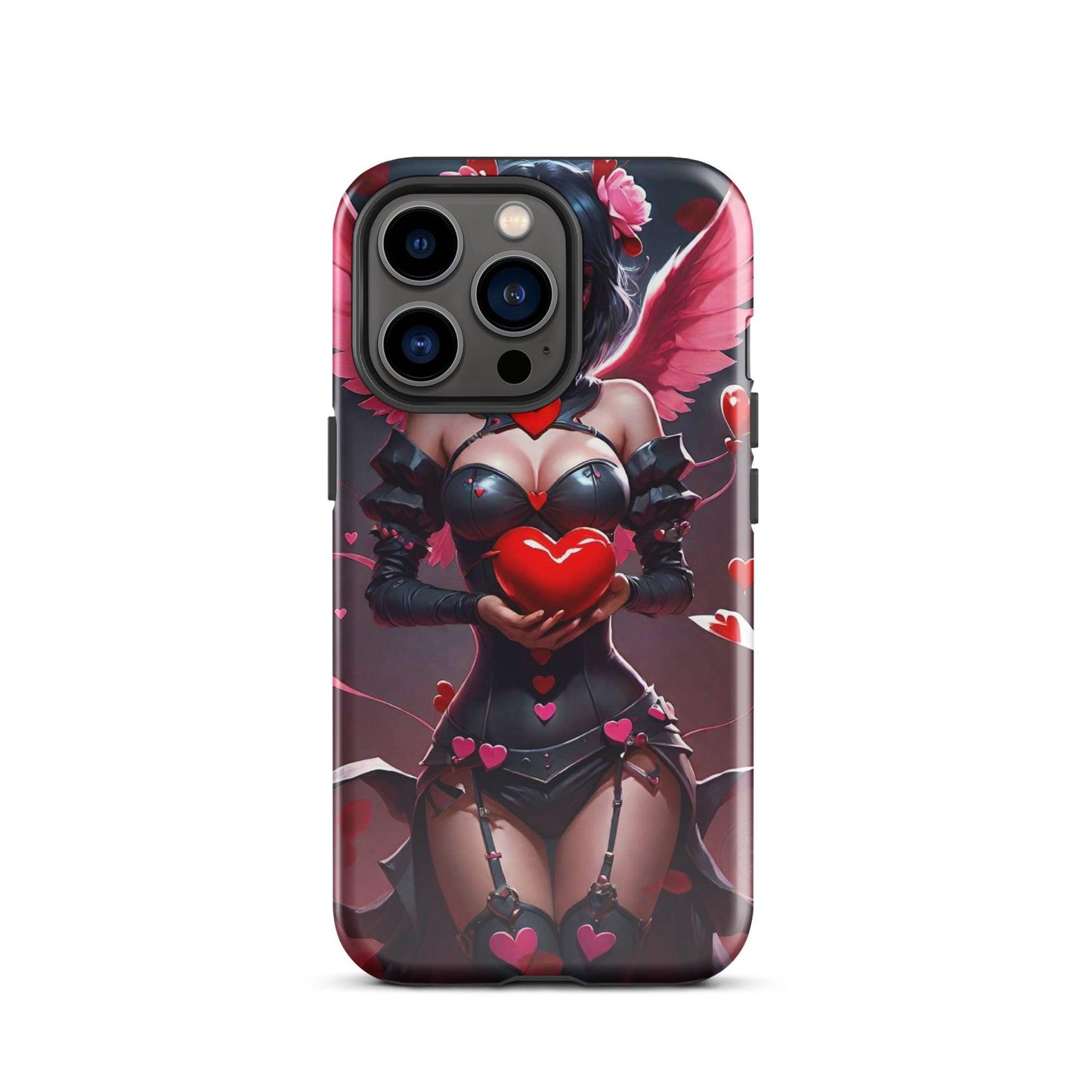 EYNA Emporium - "Valentine's Dark Angel" Tough Case for iPhone® - Dual Layer Protection