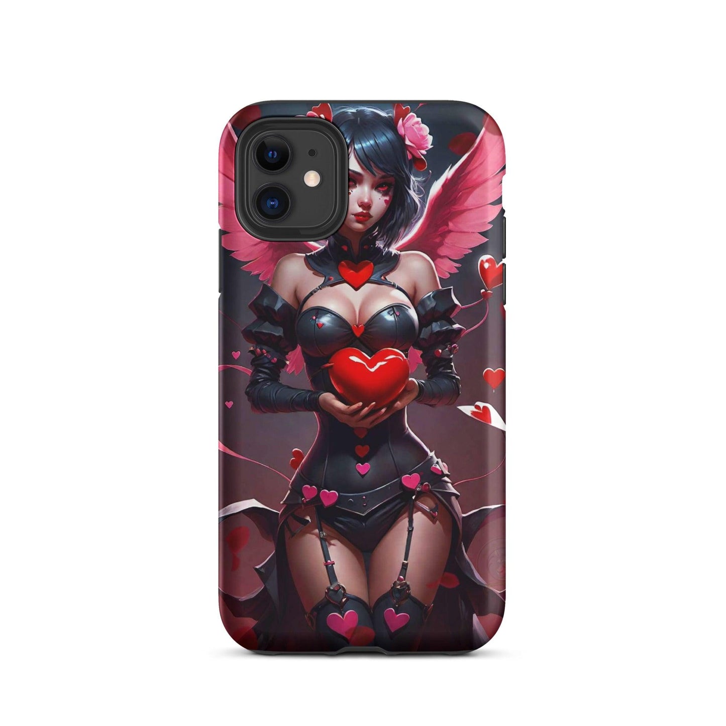 EYNA Emporium - "Valentine's Dark Angel" Tough Case for iPhone® - Dual Layer Protection