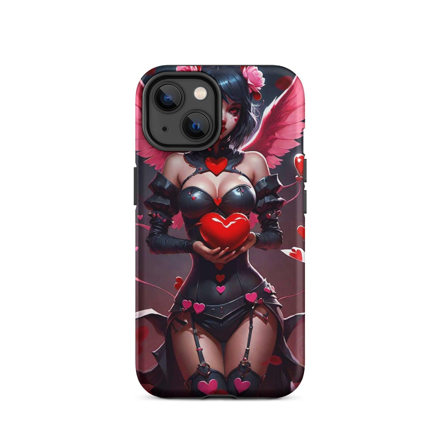 EYNA Emporium - "Valentine's Dark Angel" Tough Case for iPhone® - Dual Layer Protection