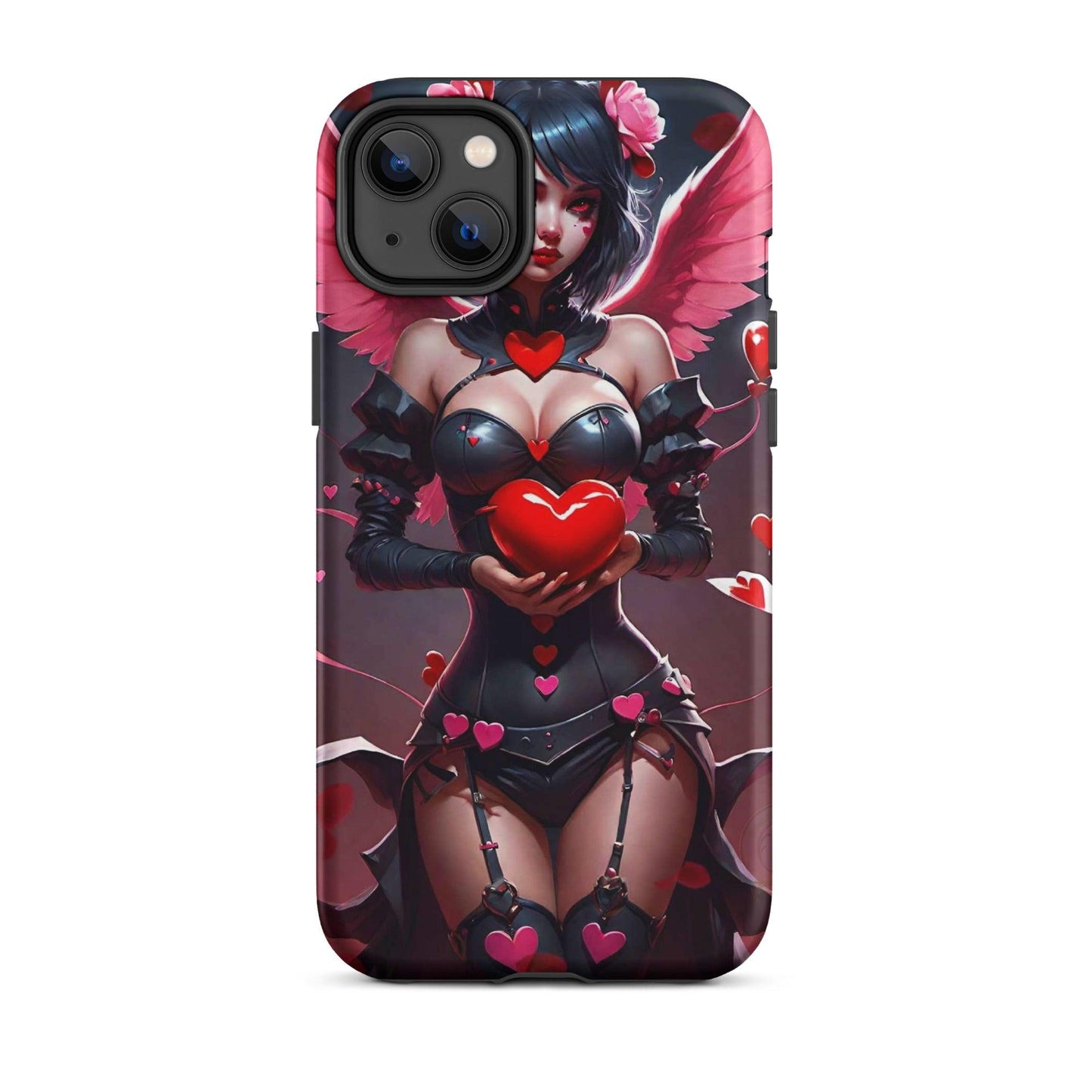 EYNA Emporium - "Valentine's Dark Angel" Tough Case for iPhone® - Dual Layer Protection