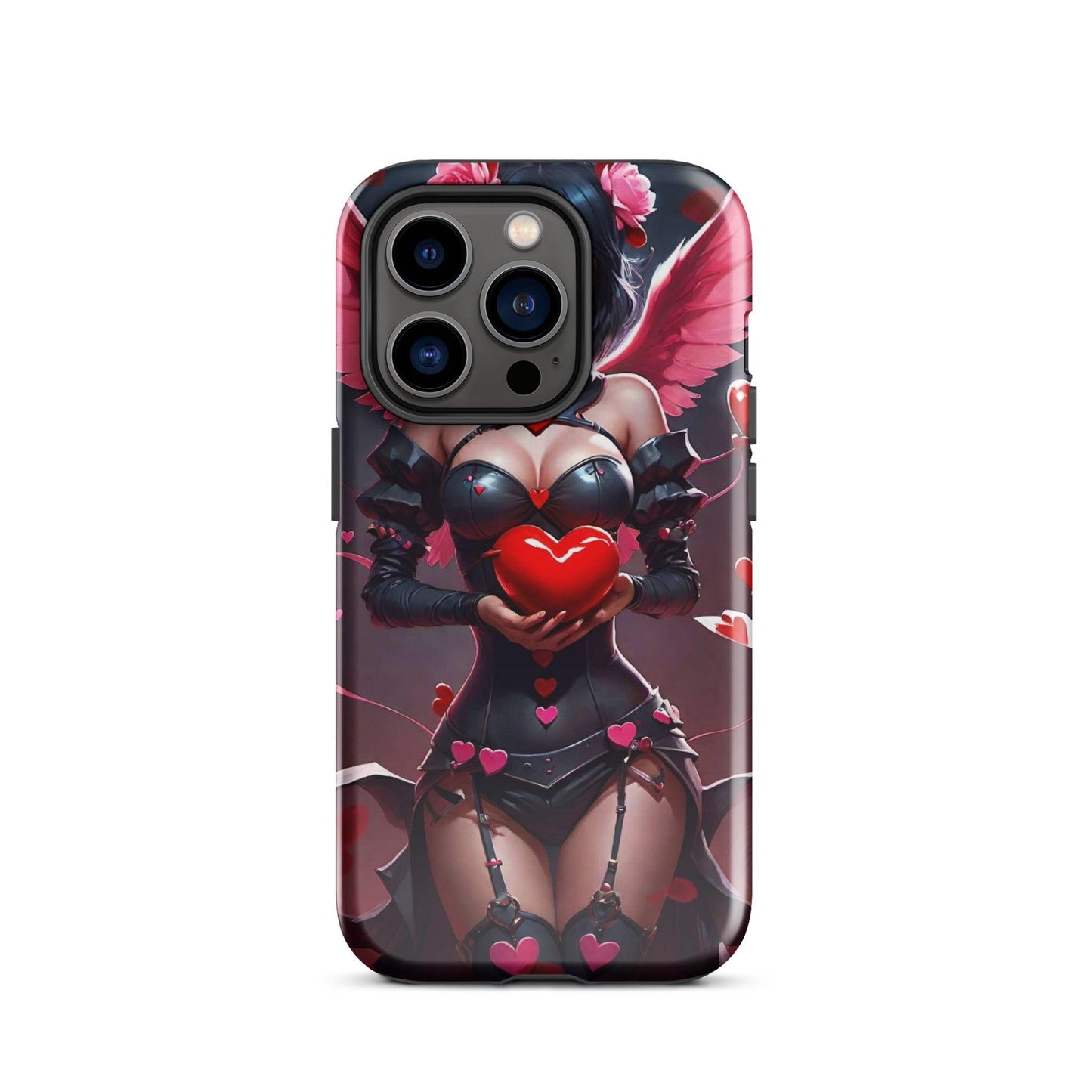 EYNA Emporium - "Valentine's Dark Angel" Tough Case for iPhone® - Dual Layer Protection