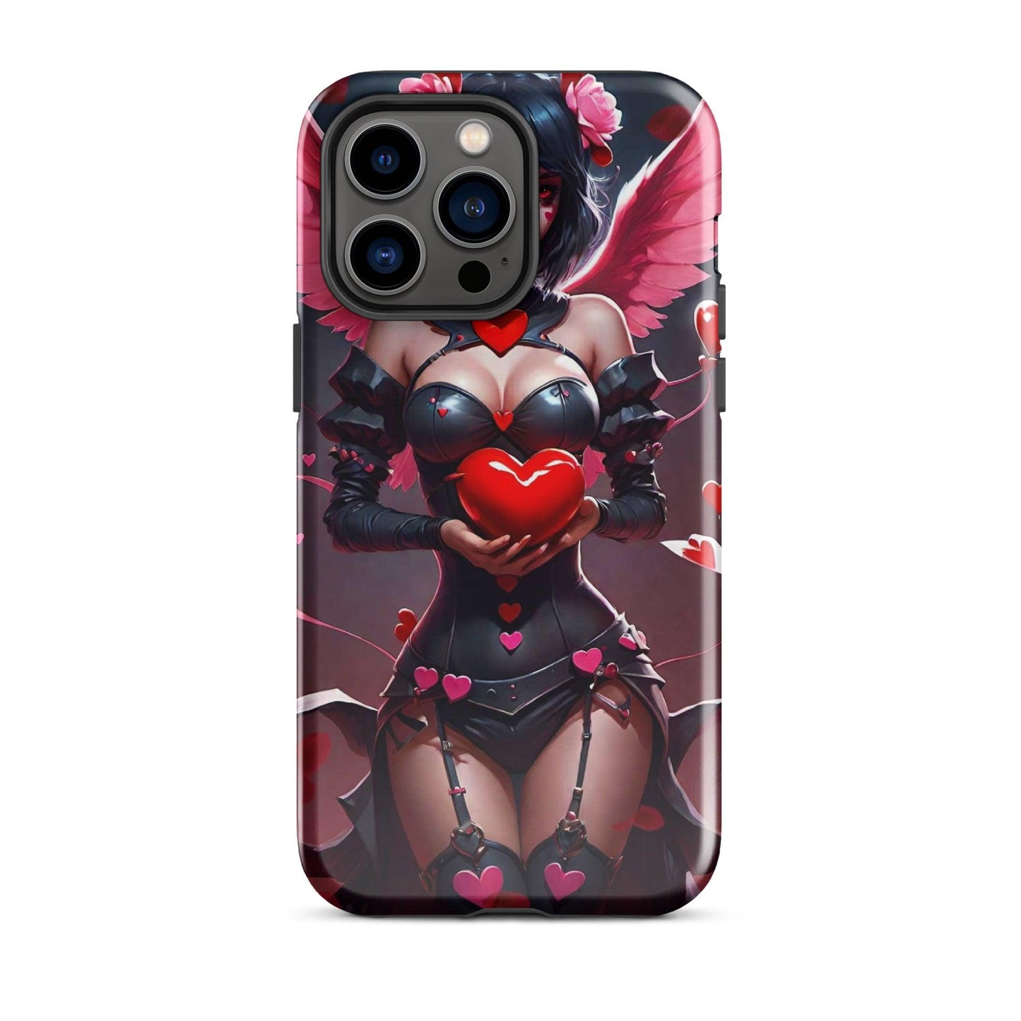 EYNA Emporium - "Valentine's Dark Angel" Tough Case for iPhone® - Dual Layer Protection