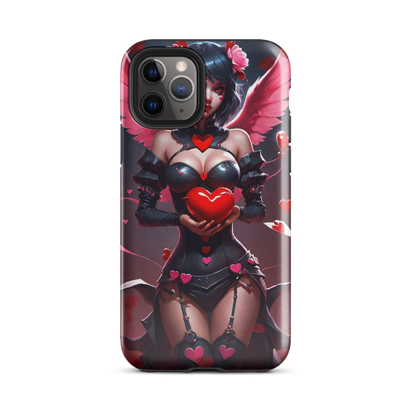 EYNA Emporium - "Valentine's Dark Angel" Tough Case for iPhone® - Dual Layer Protection