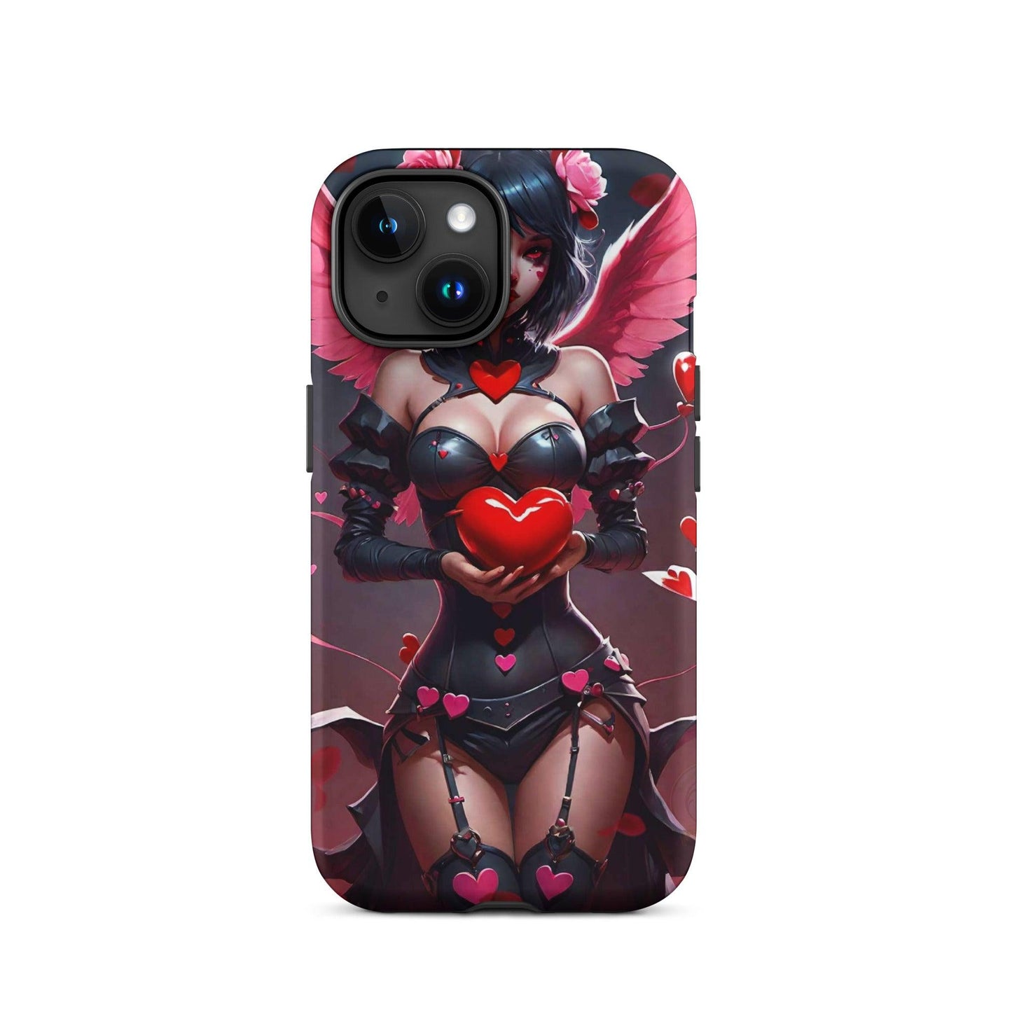 EYNA Emporium - "Valentine's Dark Angel" Tough Case for iPhone® - Dual Layer Protection