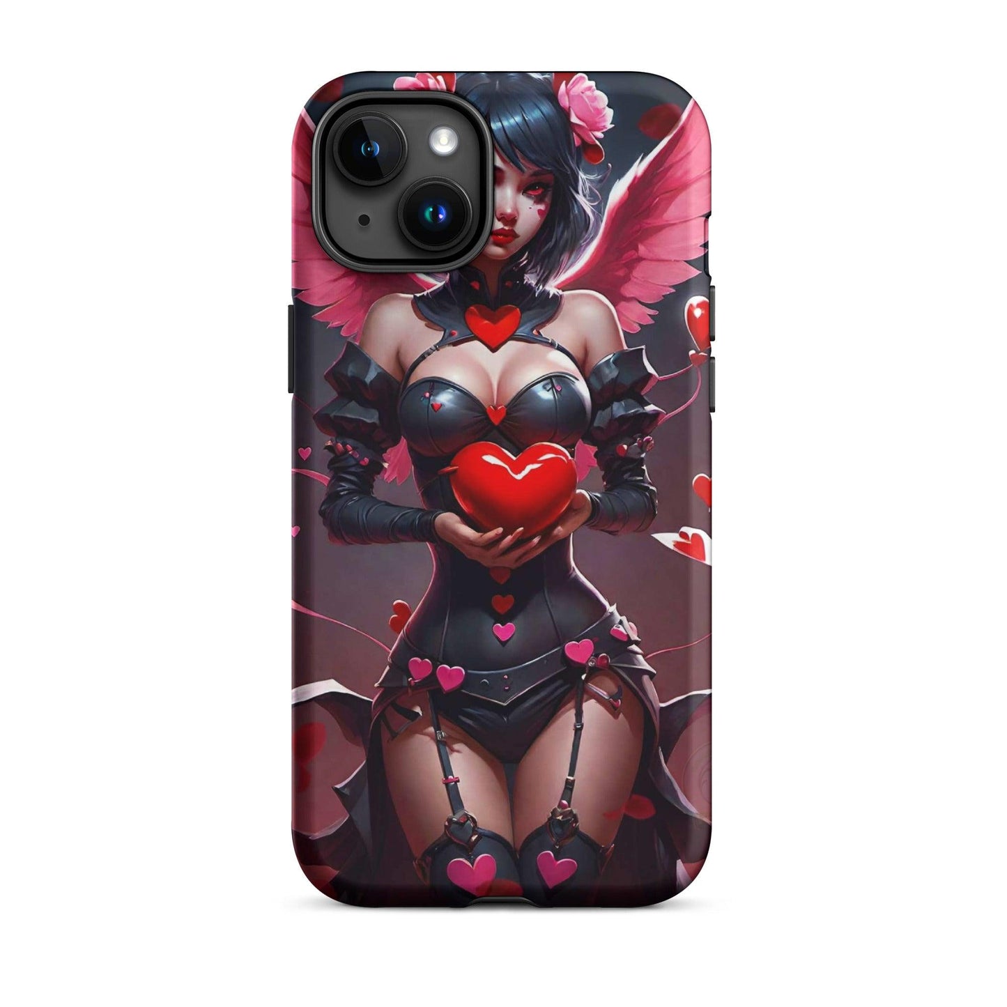 EYNA Emporium - "Valentine's Dark Angel" Tough Case for iPhone® - Dual Layer Protection