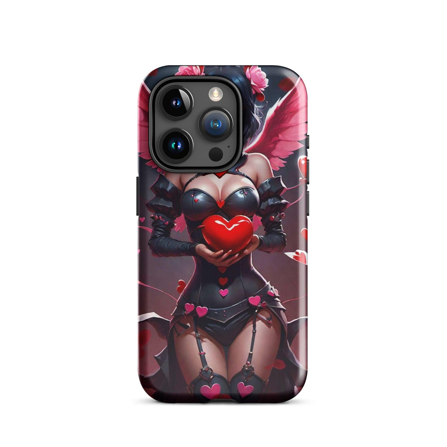 EYNA Emporium - "Valentine's Dark Angel" Tough Case for iPhone® - Dual Layer Protection