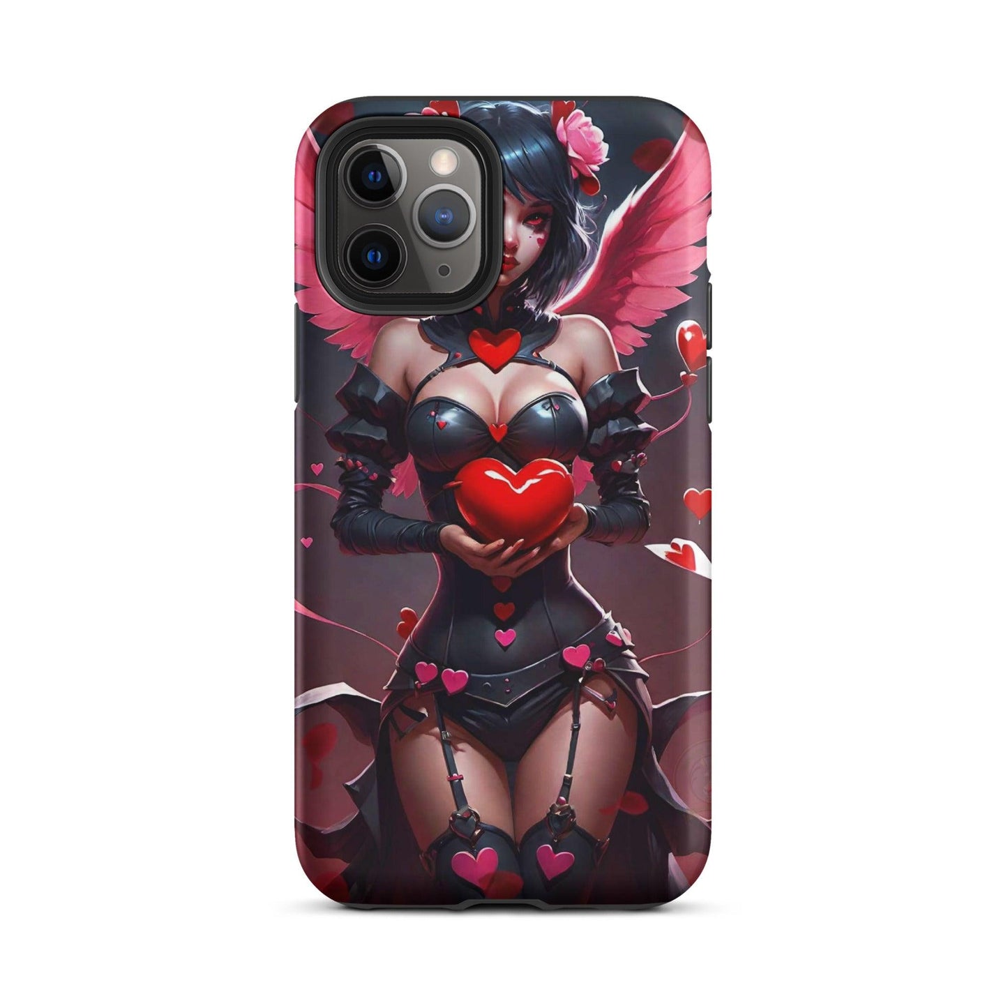 EYNA Emporium - "Valentine's Dark Angel" Tough Case for iPhone® - Dual Layer Protection