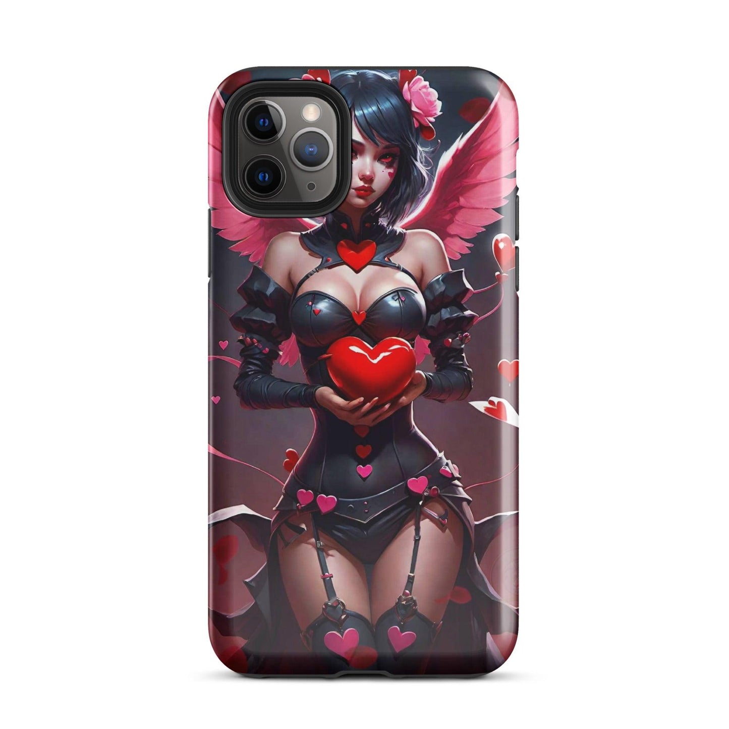 EYNA Emporium - "Valentine's Dark Angel" Tough Case for iPhone® - Dual Layer Protection