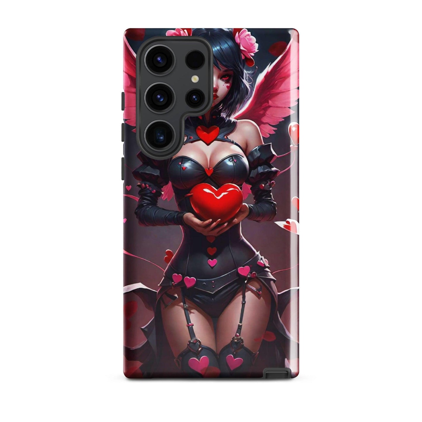 EYNA Emporium - "Valentine's Dark Angel" Tough case for Samsung® Phones - Dual Layer Protection