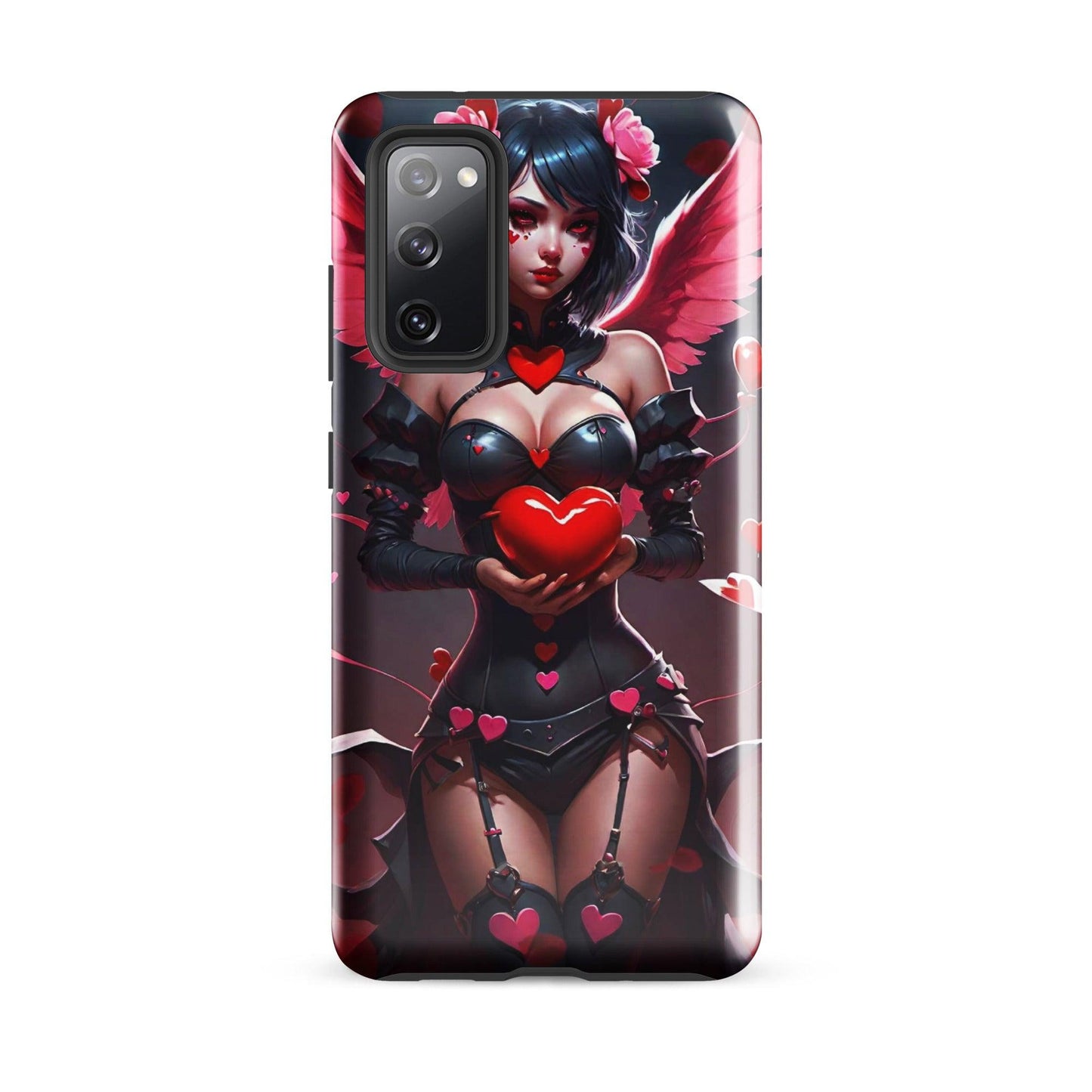 EYNA Emporium - "Valentine's Dark Angel" Tough case for Samsung® Phones - Dual Layer Protection