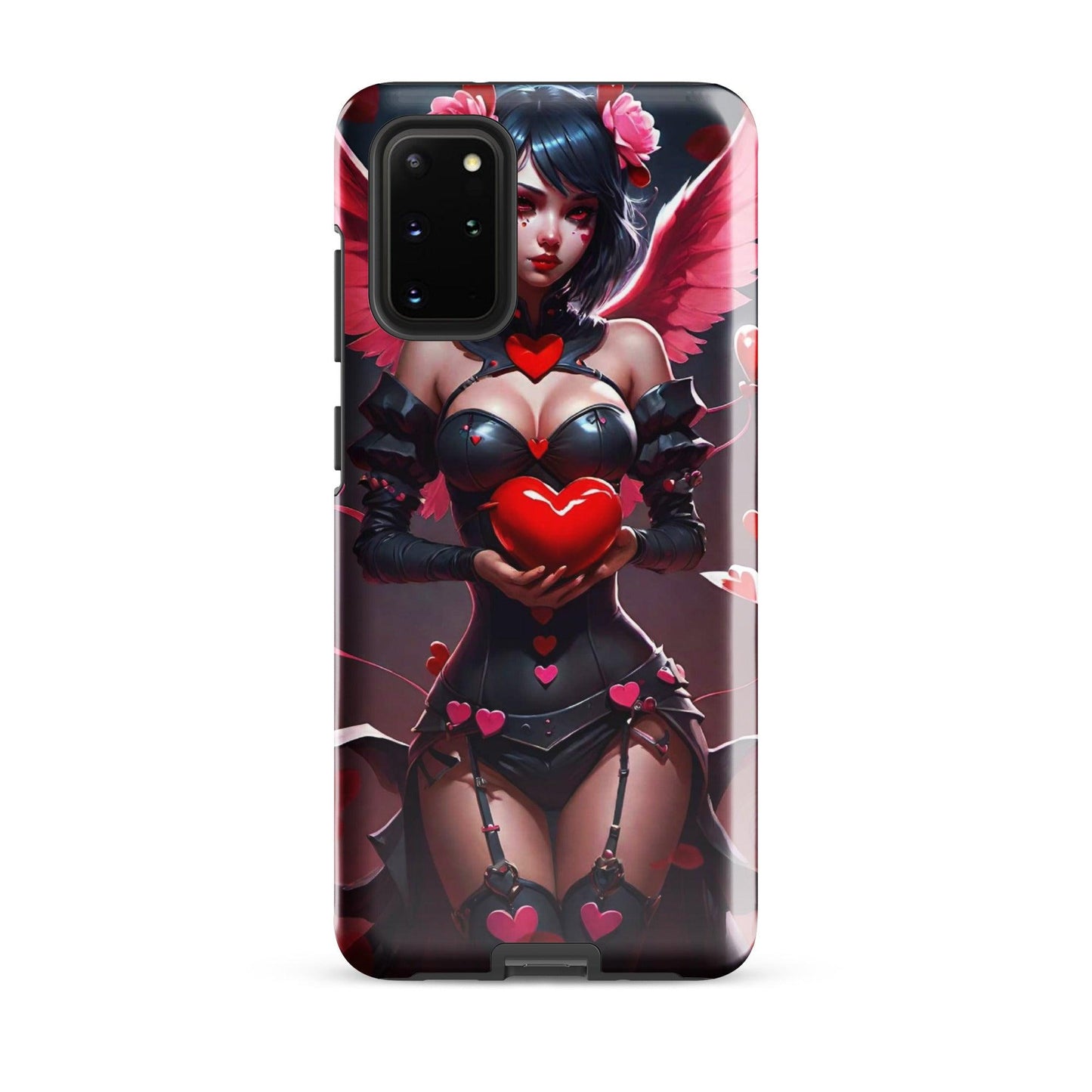 EYNA Emporium - "Valentine's Dark Angel" Tough case for Samsung® Phones - Dual Layer Protection