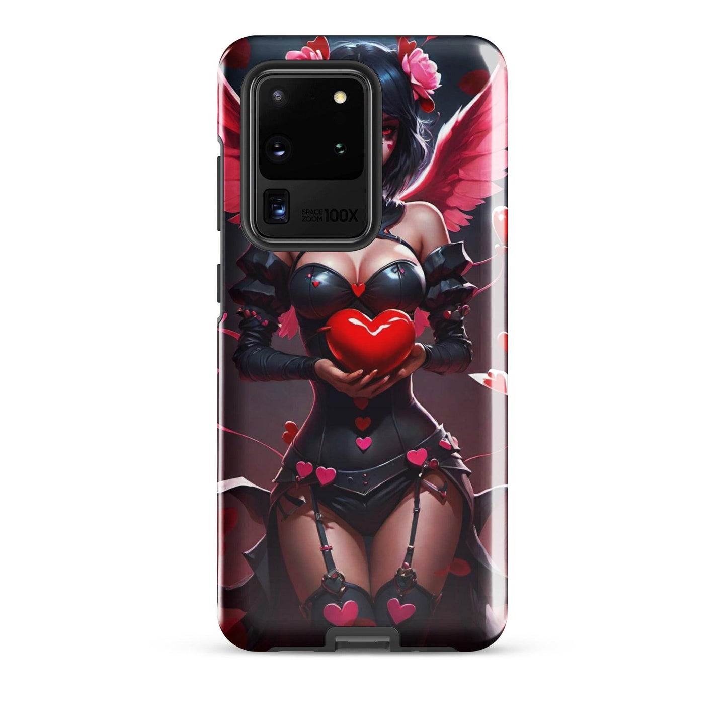 EYNA Emporium - "Valentine's Dark Angel" Tough case for Samsung® Phones - Dual Layer Protection