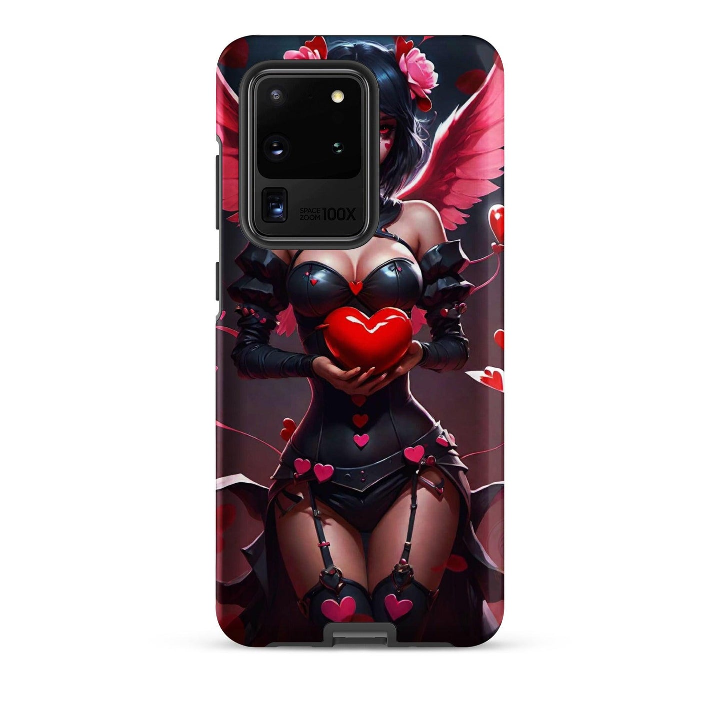 EYNA Emporium - "Valentine's Dark Angel" Tough case for Samsung® Phones - Dual Layer Protection