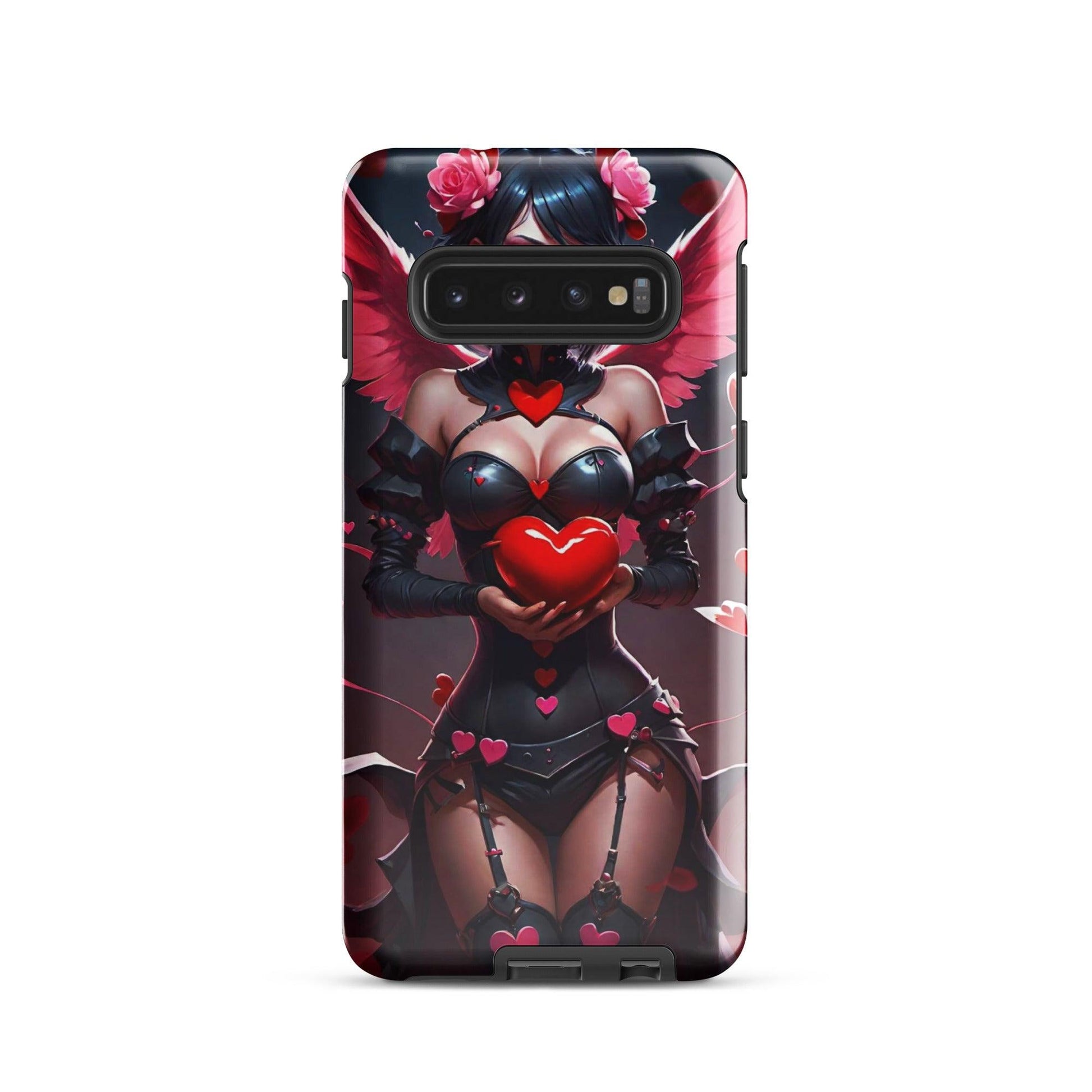 EYNA Emporium - "Valentine's Dark Angel" Tough case for Samsung® Phones - Dual Layer Protection