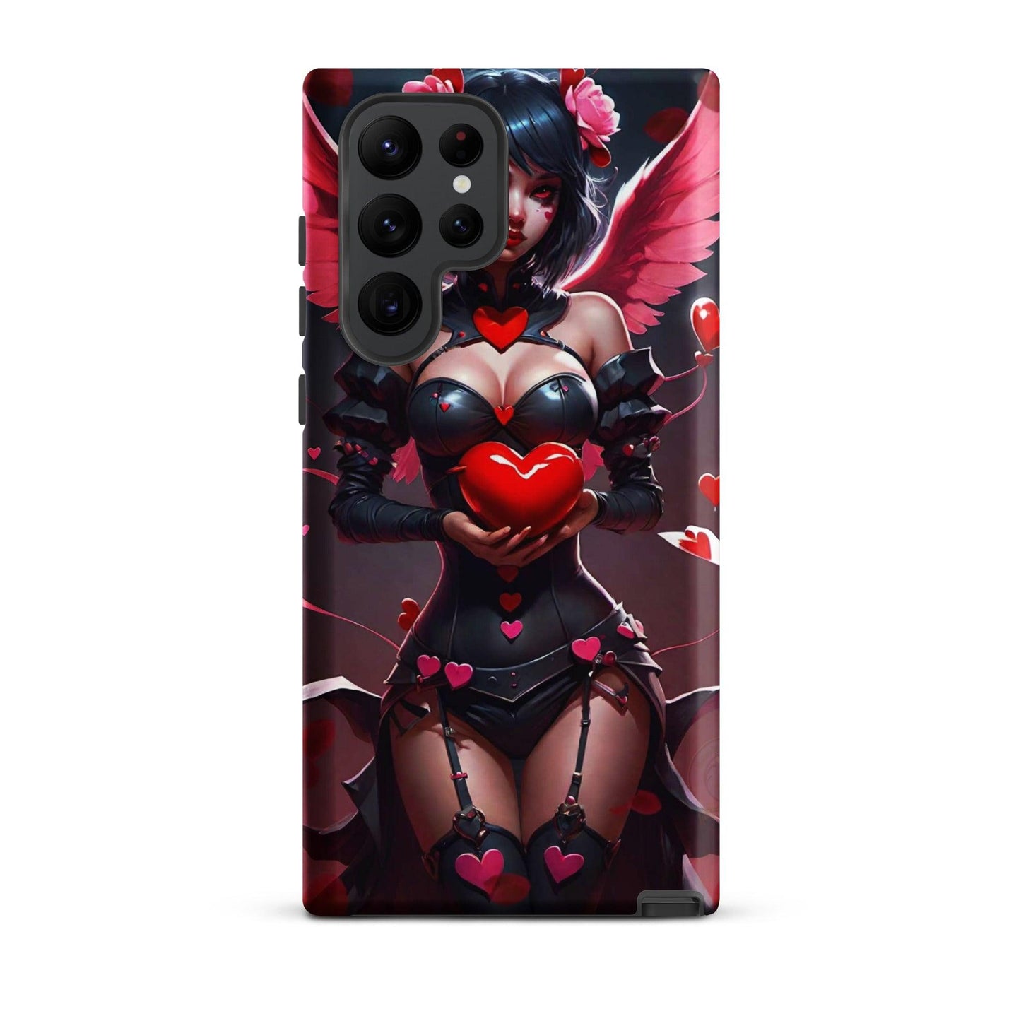 EYNA Emporium - "Valentine's Dark Angel" Tough case for Samsung® Phones - Dual Layer Protection