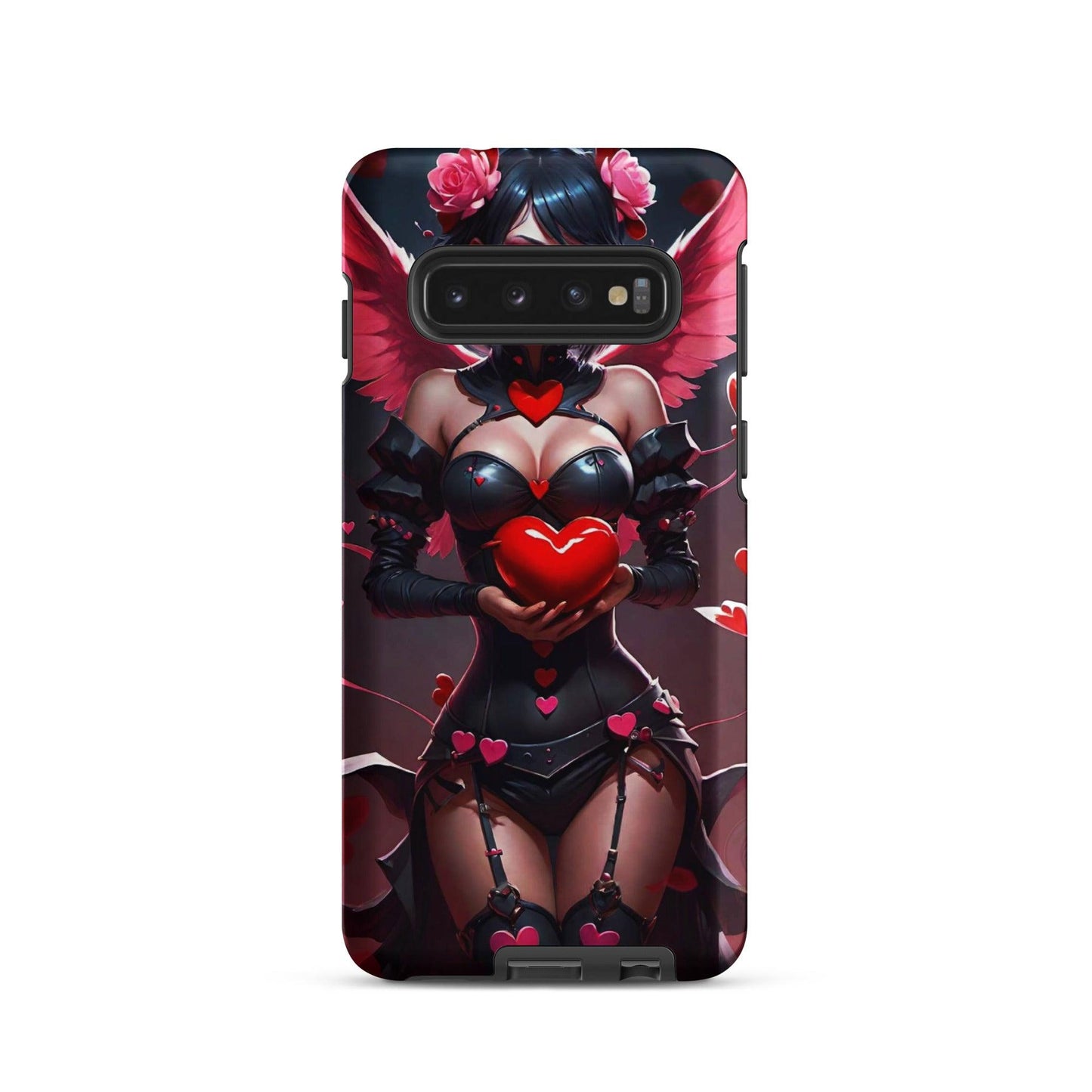 EYNA Emporium - "Valentine's Dark Angel" Tough case for Samsung® Phones - Dual Layer Protection