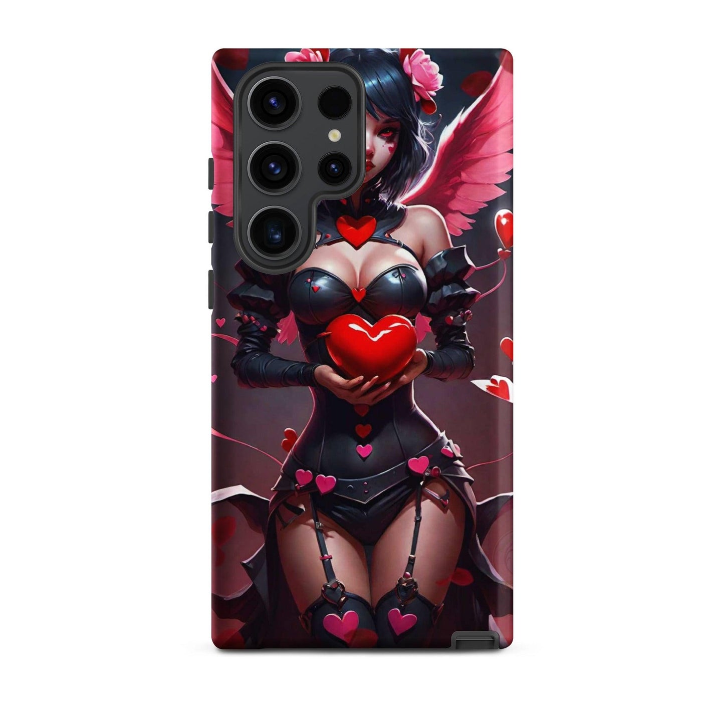 EYNA Emporium - "Valentine's Dark Angel" Tough case for Samsung® Phones - Dual Layer Protection