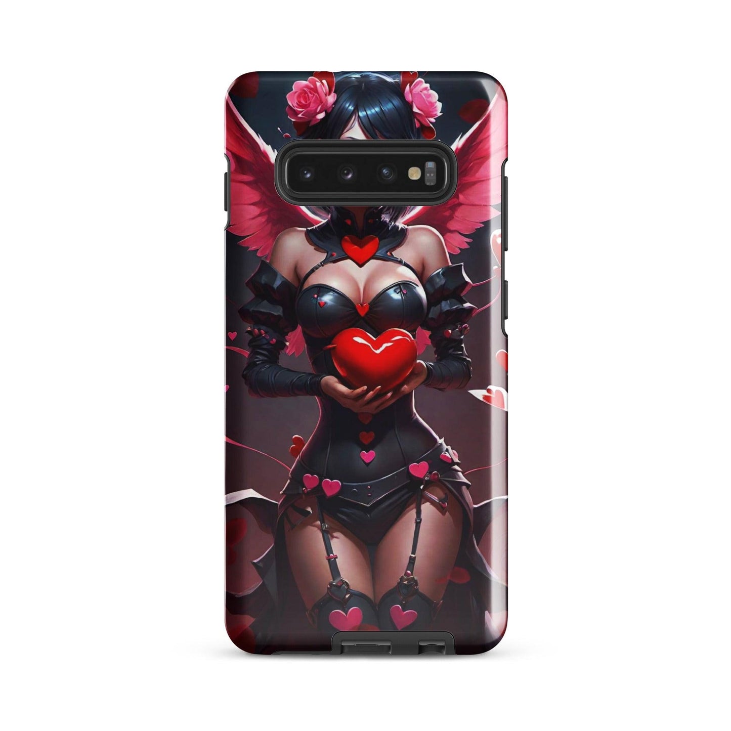 EYNA Emporium - "Valentine's Dark Angel" Tough case for Samsung® Phones - Dual Layer Protection