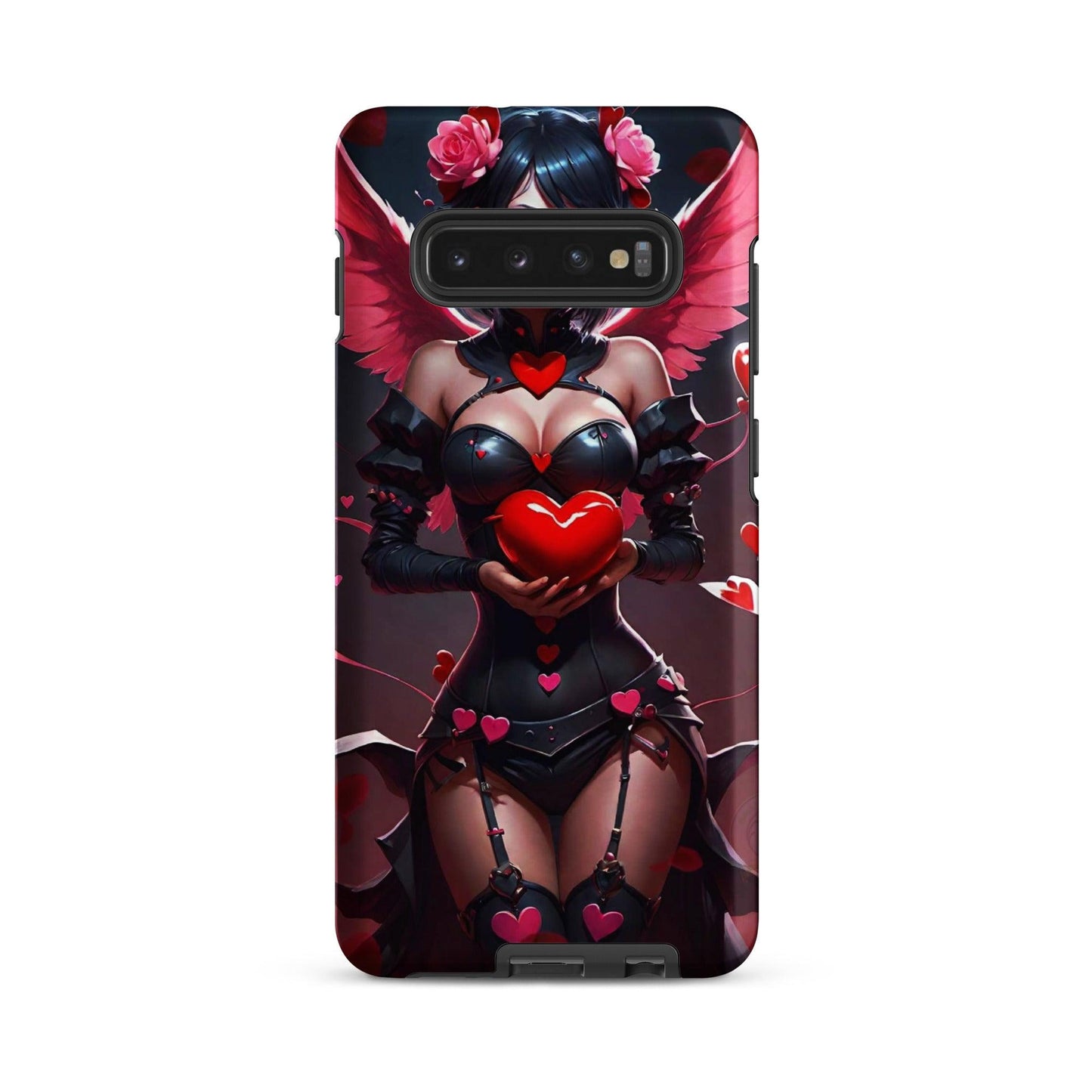 EYNA Emporium - "Valentine's Dark Angel" Tough case for Samsung® Phones - Dual Layer Protection