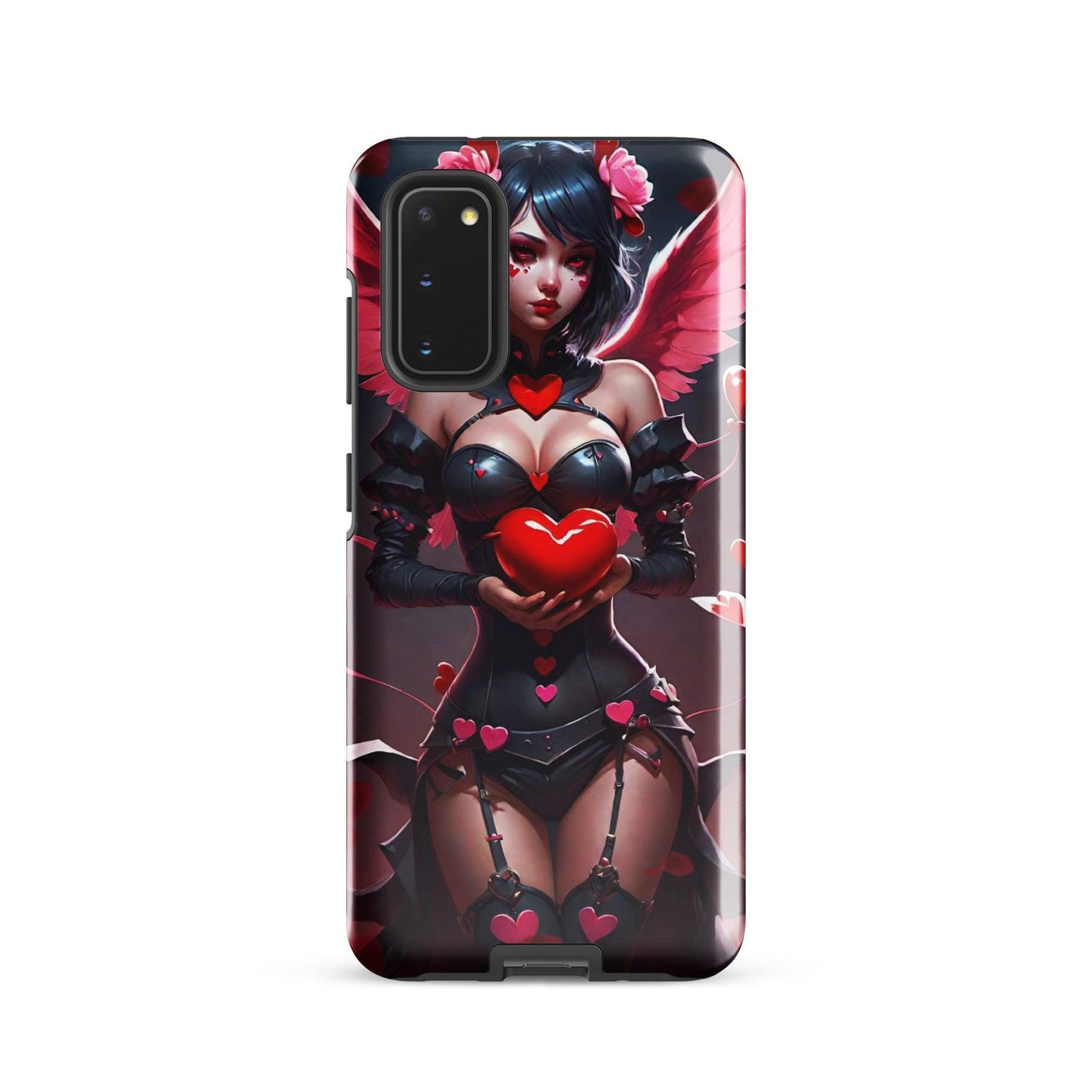 EYNA Emporium - "Valentine's Dark Angel" Tough case for Samsung® Phones - Dual Layer Protection