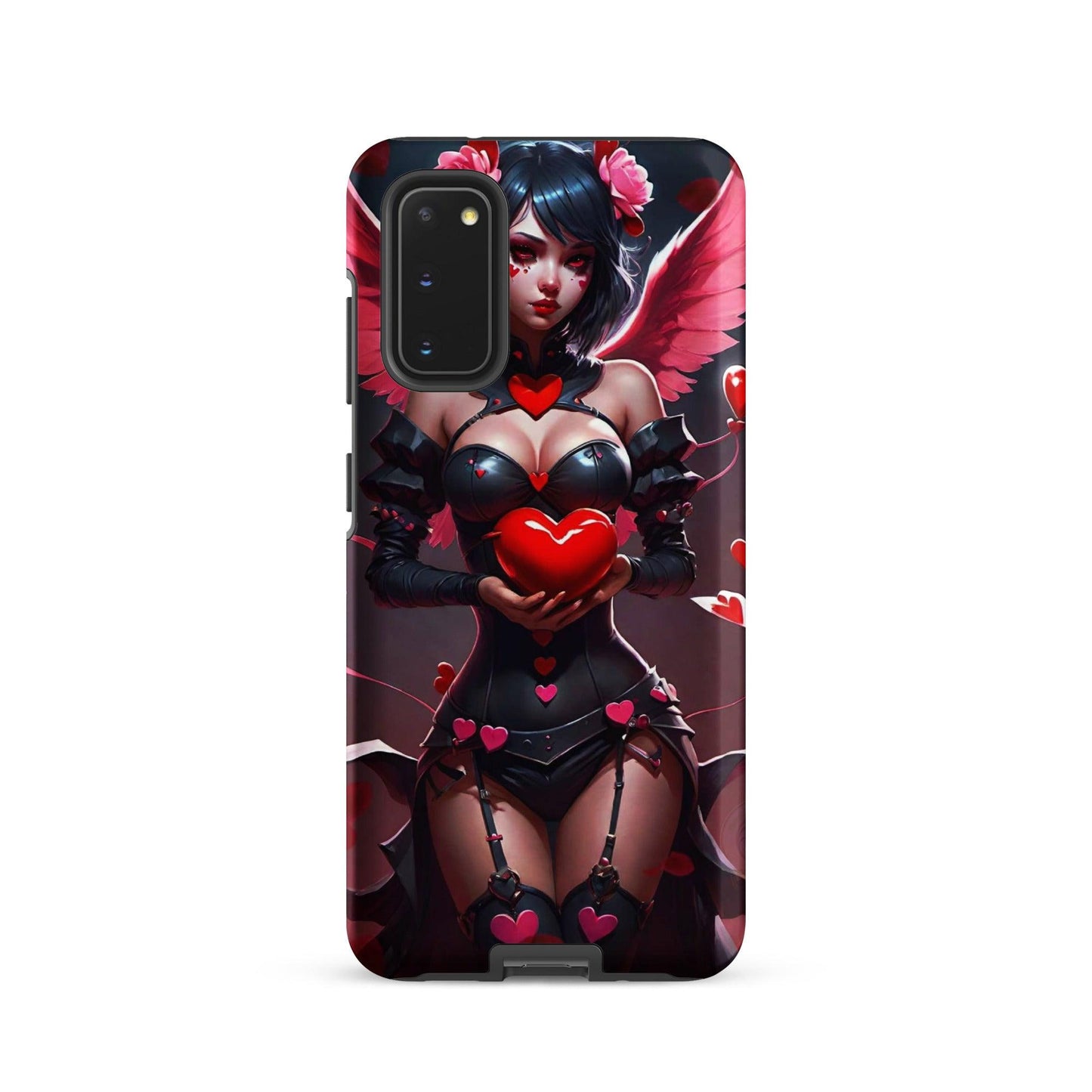 EYNA Emporium - "Valentine's Dark Angel" Tough case for Samsung® Phones - Dual Layer Protection