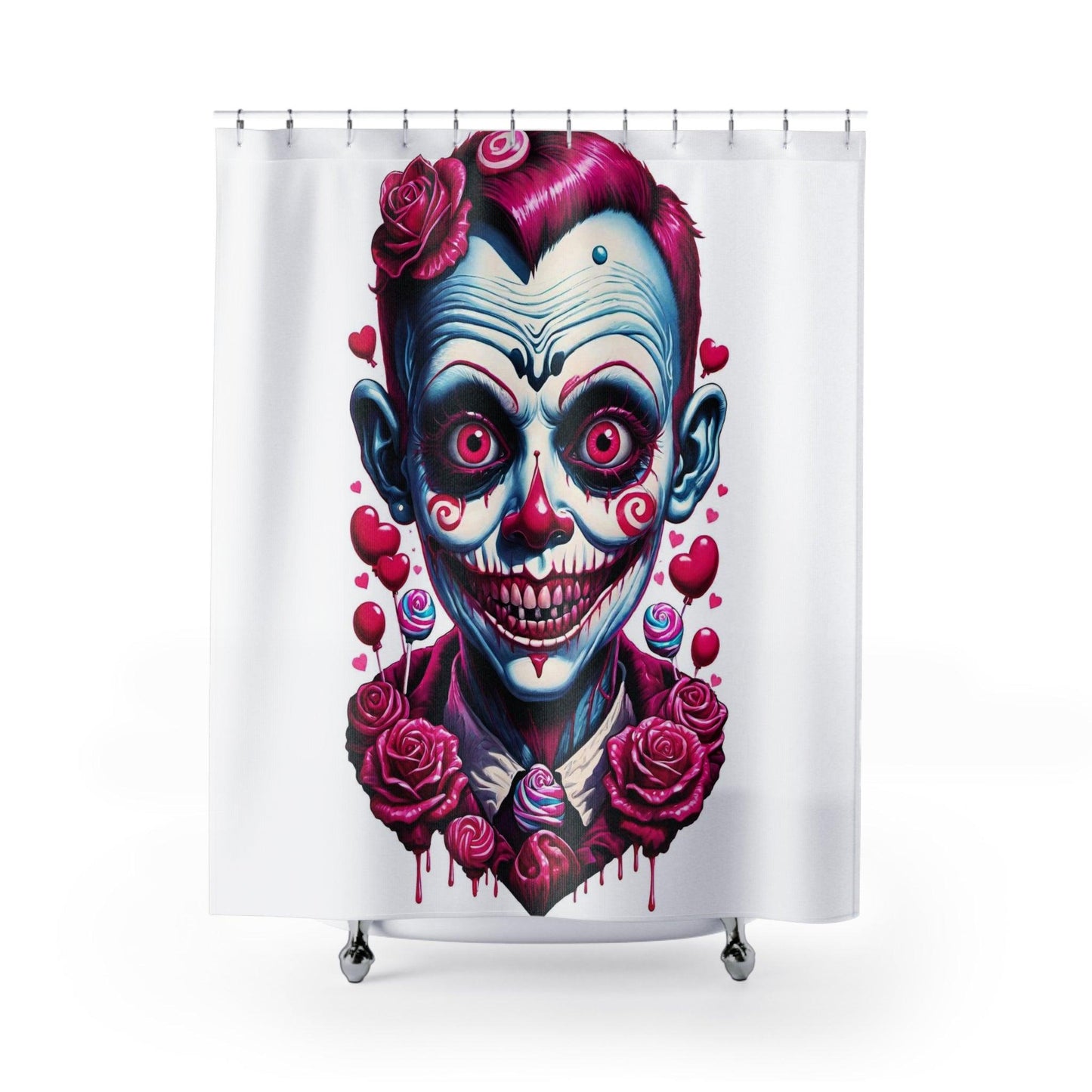 EYNA Emporium - "Valentine's Horror" Shower Curtains