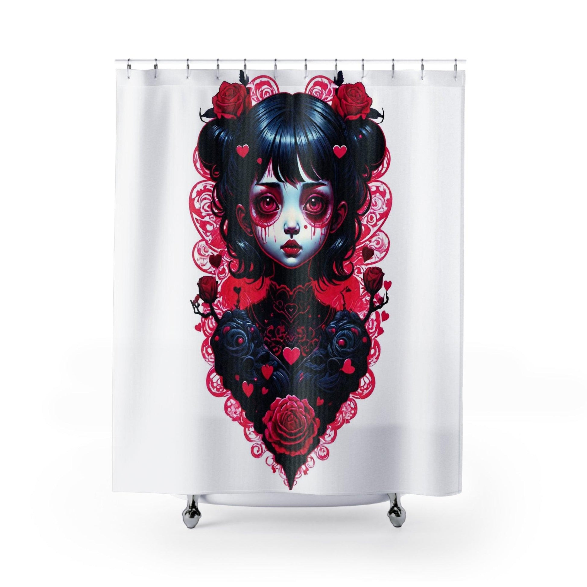 EYNA Emporium - "Victorian Rose" Shower Curtains