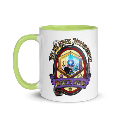 EYNA Emporium - "Why is it always Murderhobos!?" Dungeon Master Two-Toned Color Mug