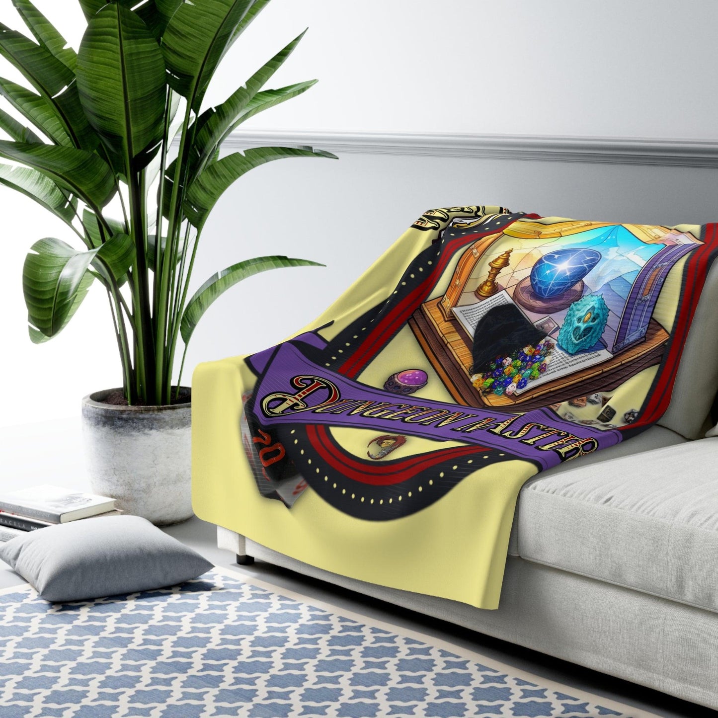 EYNA Emporium - "Why is it always Murderhobos!?" Sherpa Fleece Blanket - Dungeon Master