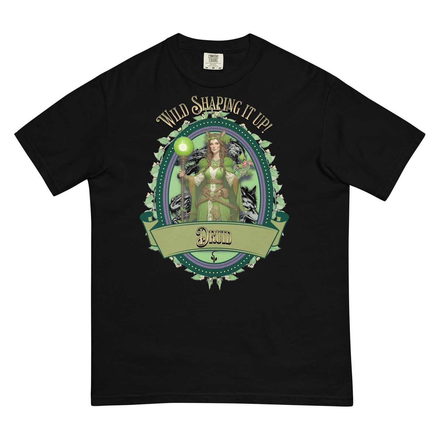 EYNA Emporium - "Wild-Shaping it up!" Druid Unisex Heavyweight T-Shirt