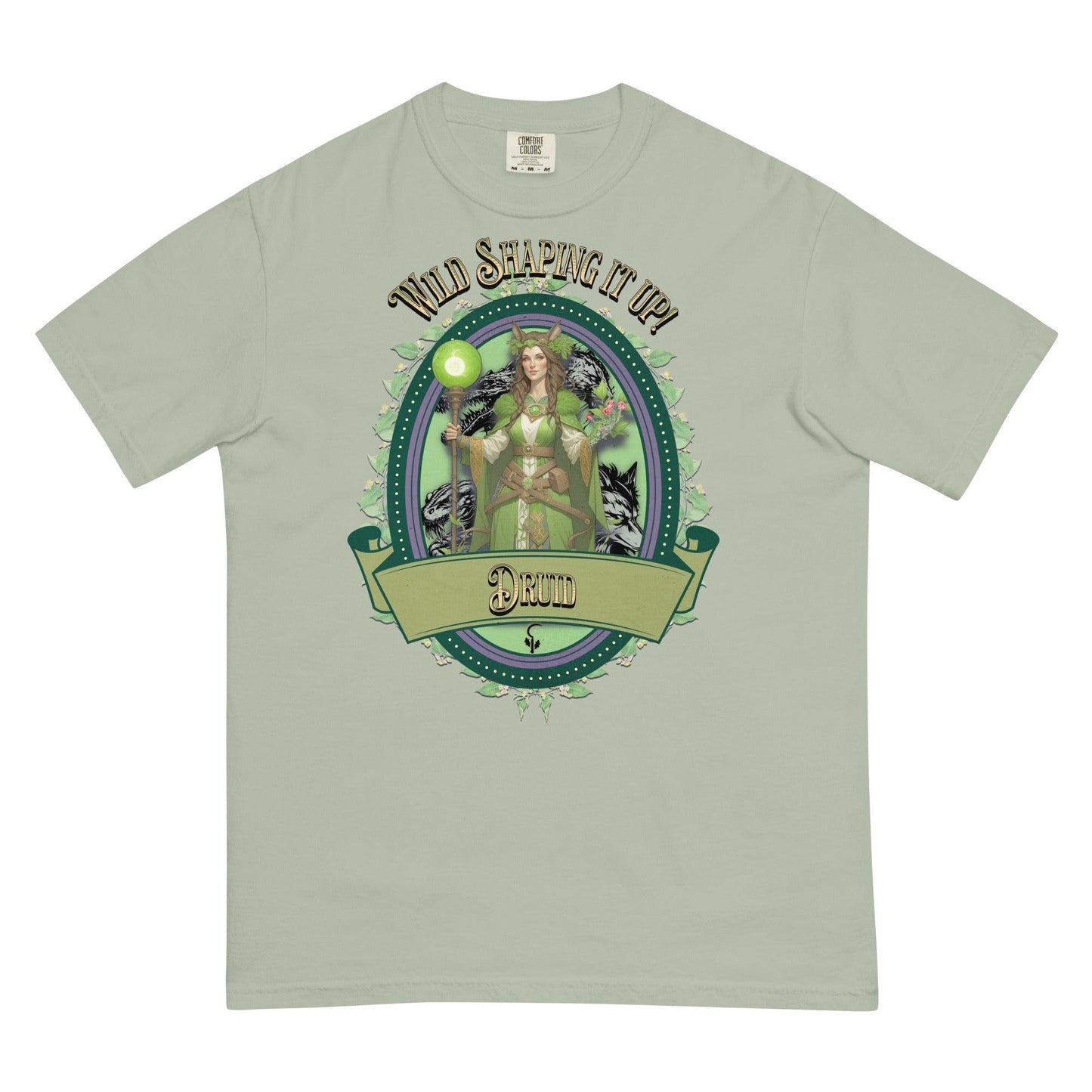 EYNA Emporium - "Wild-Shaping it up!" Druid Unisex Heavyweight T-Shirt