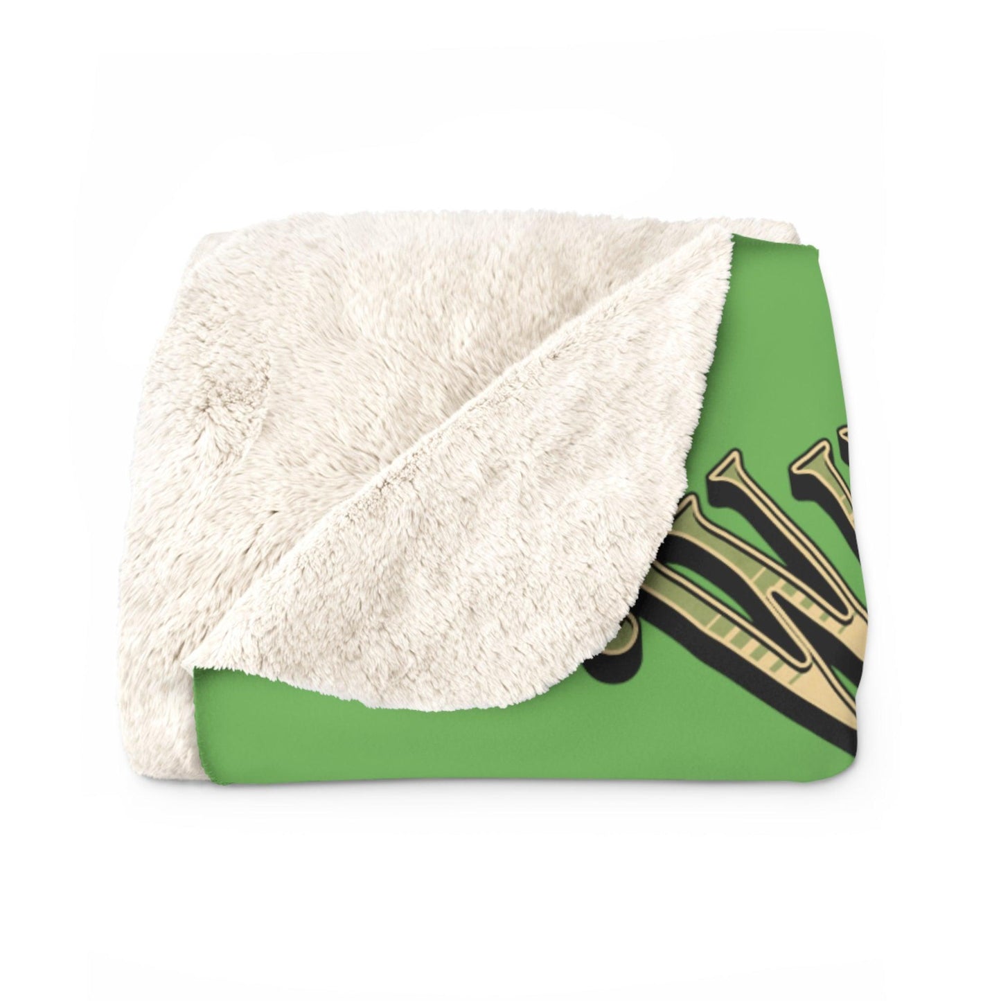 EYNA Emporium - "Wild Shaping it Up" Sherpa Fleece Blanket - Druid